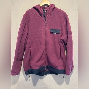 Rapha Explore Burgundy and Black Jacket